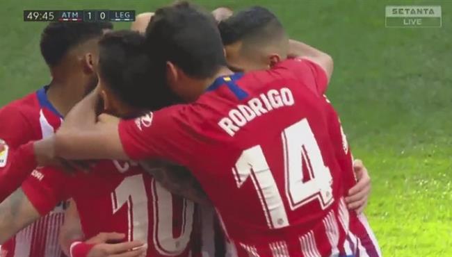 هدف فوز اتلتيكو مدريد علي ليجانيس 1 0 الدوري الاسباني
