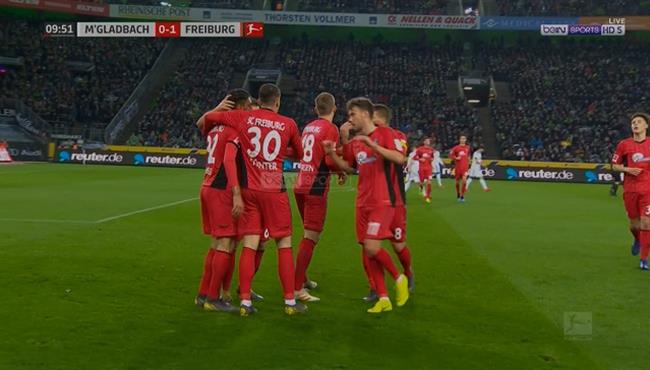 اهداف مباراة فرايبورج وبوروسيا مونشنجلادباخ 1 1 الدوري الالماني