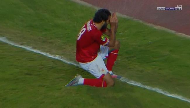 هدف الاهلي الثاني في مرمي شبيبة الساورة مروان محسن