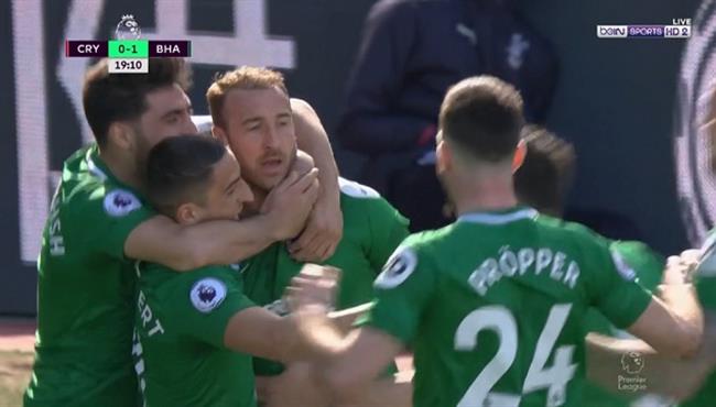 هدف رائع في مباراة برايتون وكريستال بالاس بالدوري الانجليزي