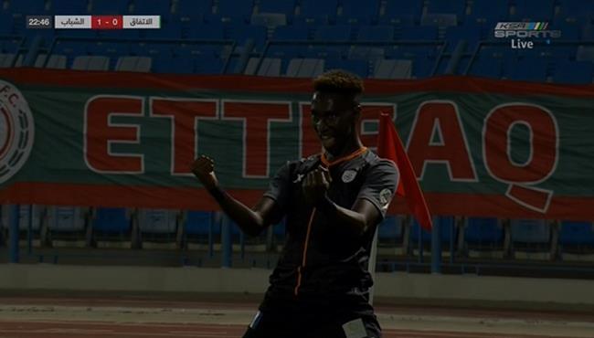 هدف الشباب الاول في مرمي الاتفاق بالدوري السعودي