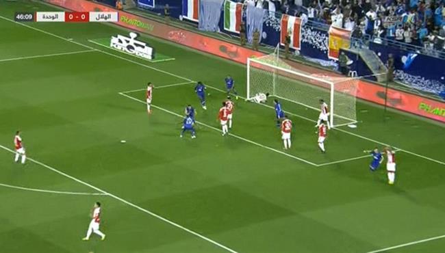 هدف الهلال الاول في مرمي الوحده بالدوري السعودي