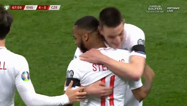 اهداف مباراة انجلترا والتشيك 5 0 تصفيات اليورو