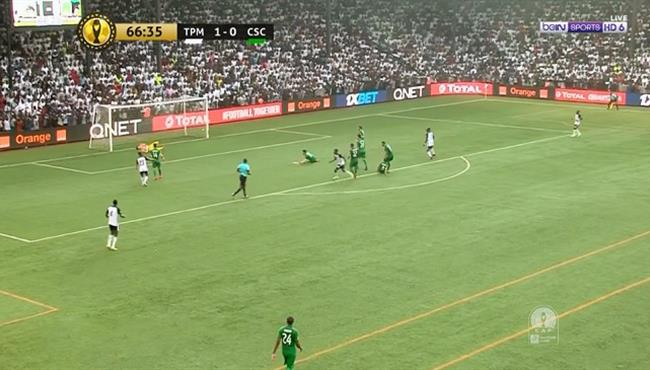 هدف مازيمبي الثانى فى مرمى شباب قسنطينة 2 0 دورى ابطال افريقيا