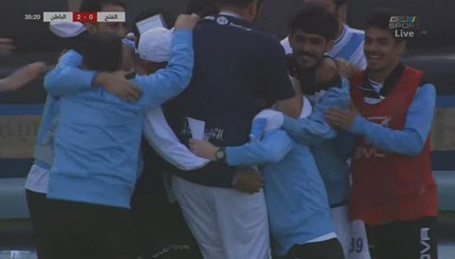 اهداف مباراة الباطن والفتح 2 0 الدوري السعودي