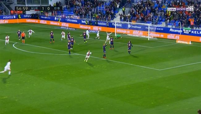 هدف علي الطاير رائع في مباراة ويسكا وايبار بالدوري الاسباني