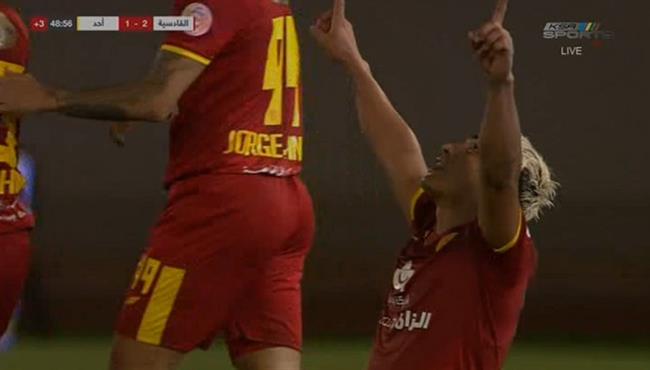هدف القادسية الثاني في مرمي أحد بالدوري السعودي