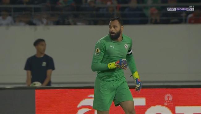 تصديات محمود جنش الرائعة في مباراة الزمالك وحسنية اغادير