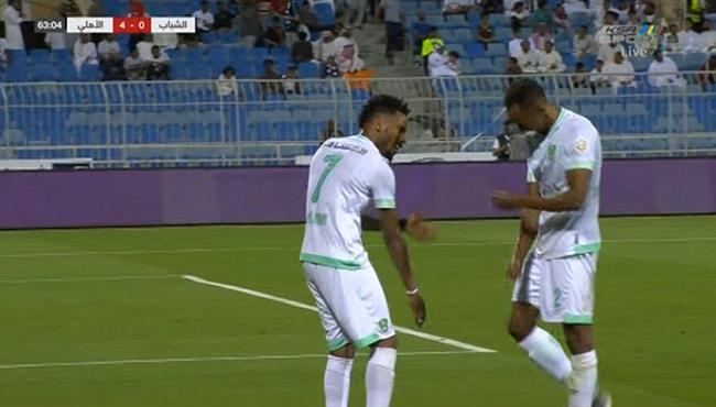 هدف الاهلي الرابع في مرمي الشباب بالدوري السعودي