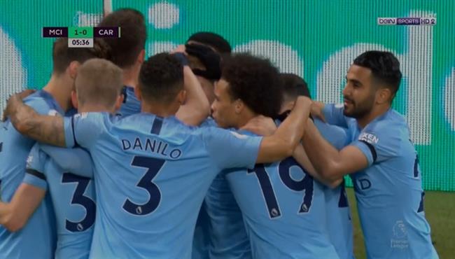 اهداف مباراة مانشستر سيتي وكارديف سيتي 2 0 الدوري الانجليزي