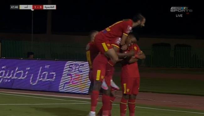 اهداف مباراة القادسية وأحد 4 2 الدوري السعودي