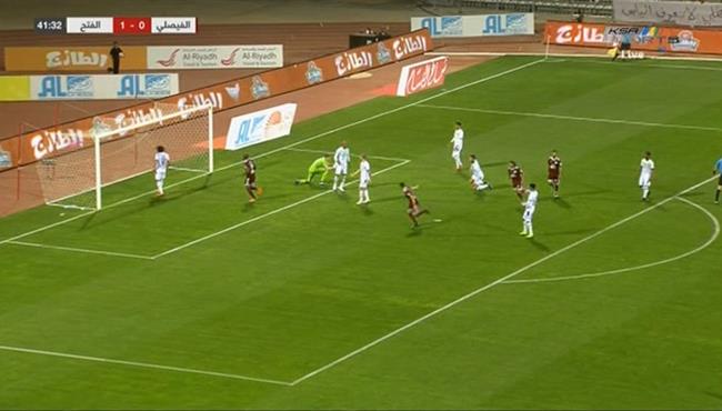 اهداف مباراة الفيصلي والفتح 1 1 الدوري السعودي