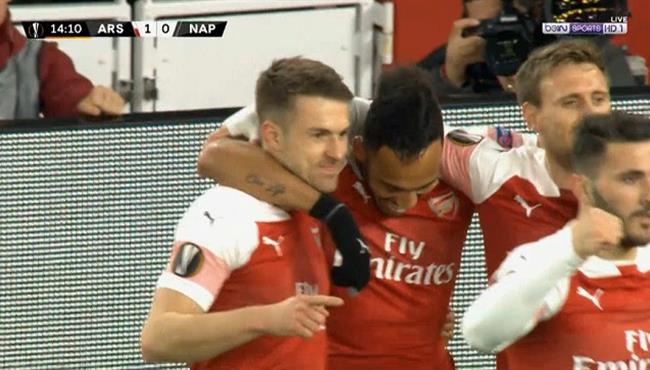 اهداف مباراة ارسنال ونابولي 2 0 الدوري الاوروبي