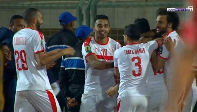 هدف فوز الزمالك علي حسنية اغادير 1 0 كأس الكونفيدرالية