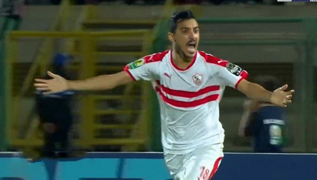 هدف الزمالك الملغي امام حسنية اغادير ابراهيم حسن