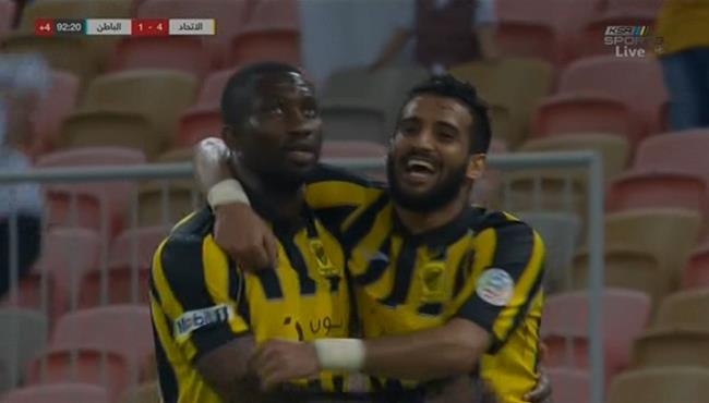 هدف الاتحاد الرابع الرائع في مرمي الباطن بالدوري السعودي