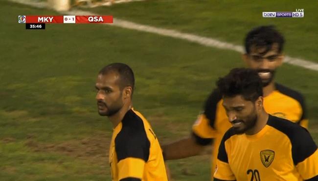 اهداف مباراة القادسية والمالكية 2 1 كاس الاتحاد الاسيوي