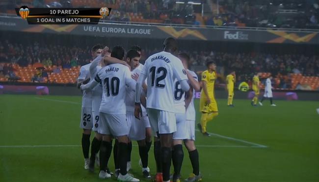 اهداف مباراة فالنسيا وفياريال 2 0 الدوري الاوروبي