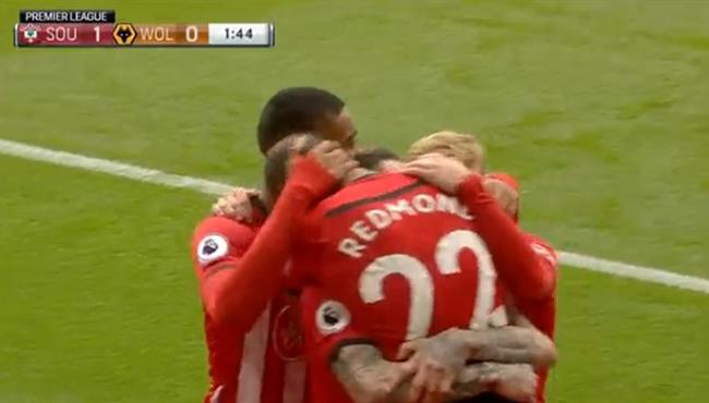 اهداف مباراة ساوثهامبتون وولفرهامبتون 3 1 الدوري الانجليزي