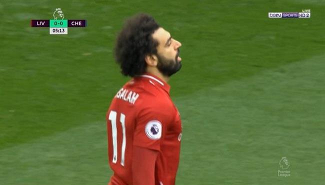 محمد صلاح يهدر فرصة هدف محقق امام تشيلسي بالدوري الانجليزي