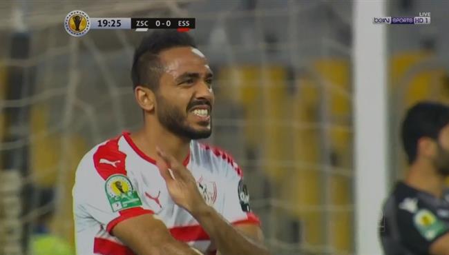 كهربا كاد ان يسجل هدف اول للزمالك امام النجم الساحلي
