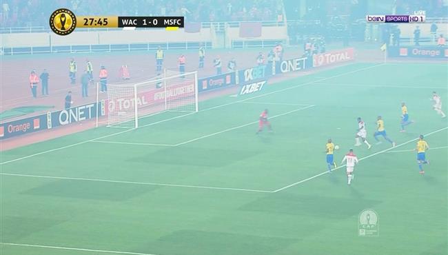 مهاجم الوداد يهدر فرصة هدف محقق امام صن داونز في دوري ابطال افريقيا