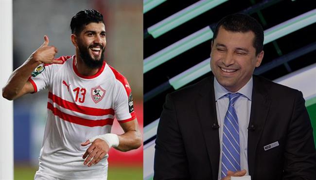 تعليق طريف من هيثم فاروق في استوديو بي ان فرجاني ساسي 2 1 شامبو وبلسم