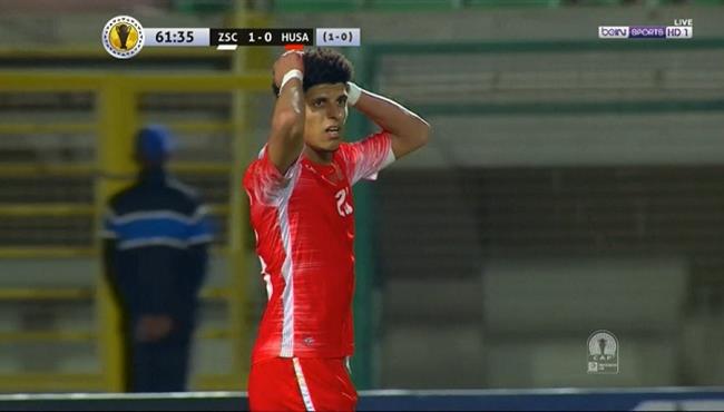 مهاجم حسنية اغادير كاد ان يسجل هدف في مرمي الزمالك