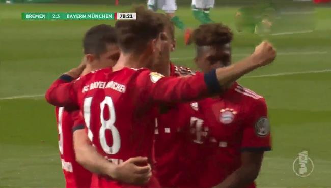 اهداف مباراة بايرن ميونخ وفيردر بريمن 3 2 كاس المانيا