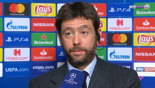 اول تعليق من رئيس يوفنتوس بعد وداع دوري ابطال اوروبا امام اياكس