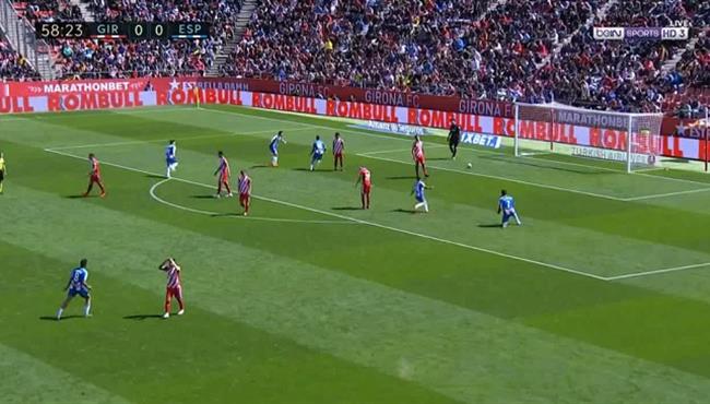 اهداف مباراة اسبانيول وجيرونا 2 1 الدوري الاسباني