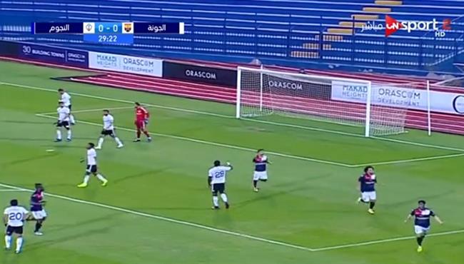 اهداف مباراة الجونة والنجوم 1 1 الدوري المصري