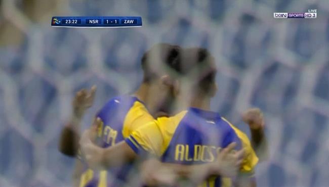 هدف تعادل النصر مع الزوراء تعليق عصام الشوالي
