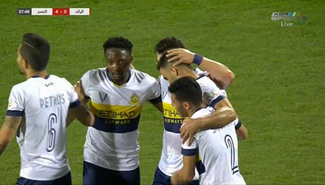 هدف النصر الرابع في مرمي الرائد بالدوري السعودي