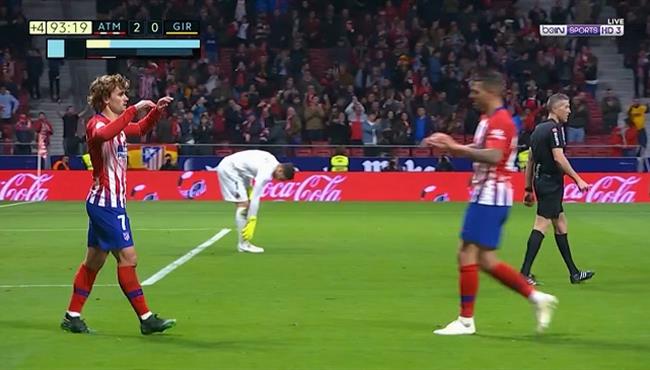 اهداف مباراة اتلتليكو مدريد وجيرونا 2 0 الدوري الاسباني