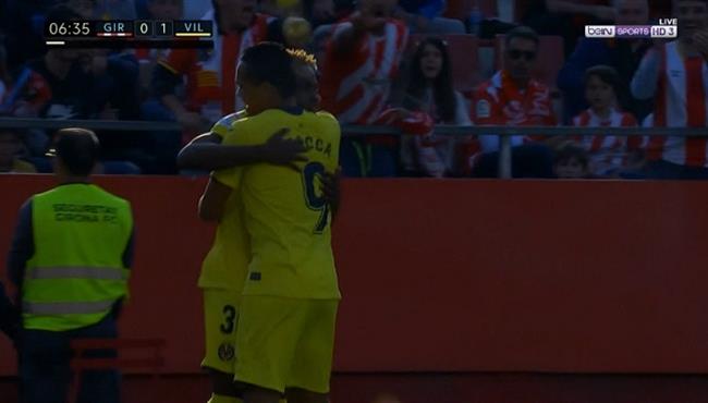 هدف فوز فياريال علي جيرونا 1 0 الدوي الاسباني