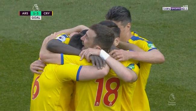 اهداف مباراة ارسنال وكريستال بالاس 2 3 الدوري الانجليزي