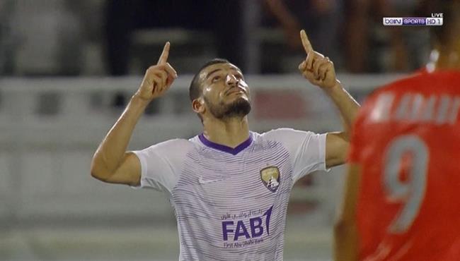 هدف العين الاول في مرمي الدحيل تعليق حفيظ دراجي