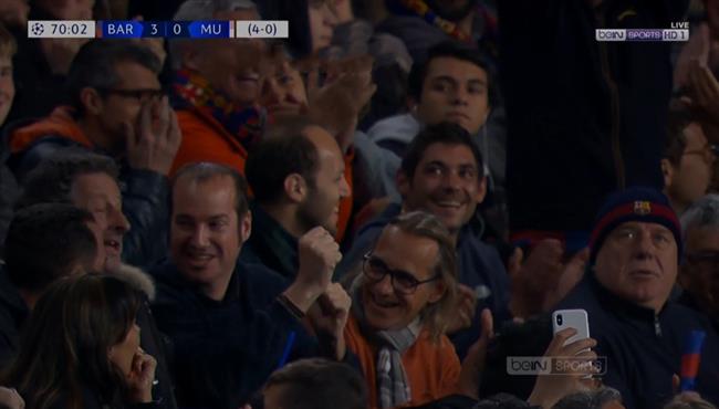 رد فعل جماهير برشلونة في الكامب نو بعد هدف اياكس الثاني في مرمي يوفنتوس وتعليق الشوالي