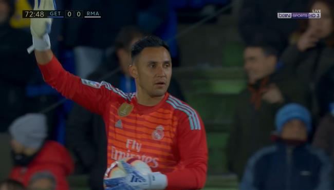 تصدي نافاس الرائع في مباراة ريال مدريد وخيتافي