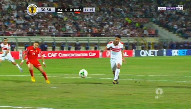 محمد ابراهيم يهدر فرصة هدف امام حسنية أغادير