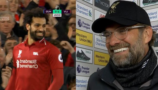 تصريحات يورجن كلوب عن محمد صلاح بعد مبارة ليفربول وهدرسفيلد