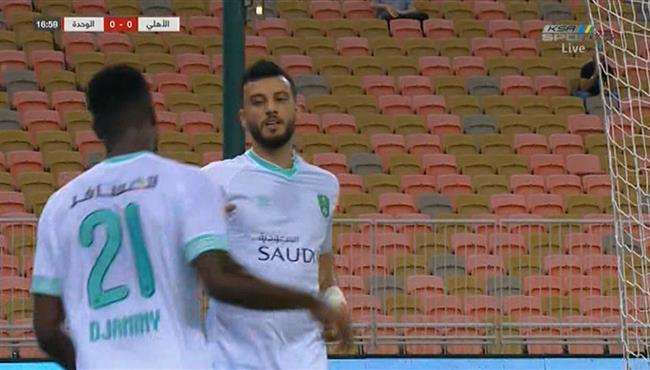 هدف عمر السومة الاول في مرمي الوحدة بالدوري السعودي