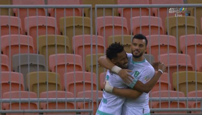 هدف عمر السومة الثاني في مرمي الوحدة بالدوري السعودي