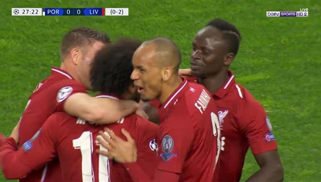 محمد صلاح يصنع هدف لماني في مباراة ليفربول وبورتو