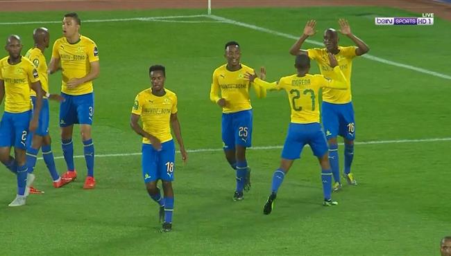 هدف تعادل صن داونز مع الوداد 1 1 دوري ابطال افريقيا