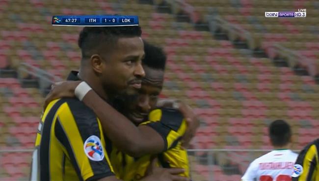 هدف الاتحاد الاول في مرمي لوكوموتيف طشقند بدوري ابطال اسيا