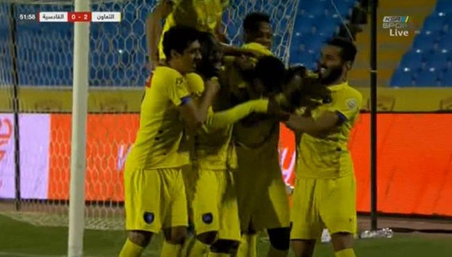 اهداف مباراة التعاون والقادسية 2 0 الدوري السعودي