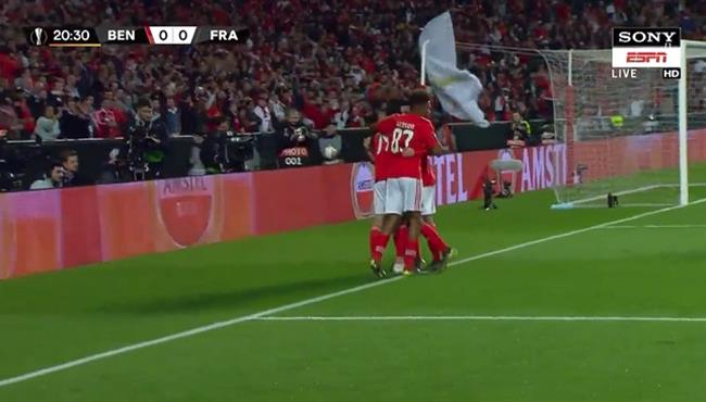 اهداف مباراة بنفيكا وفرانكفورت 4 2 الدوري الاوروبي