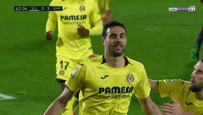 هدف فياريال الثالث في مرمي برشلونة تعليق رؤوف خليف